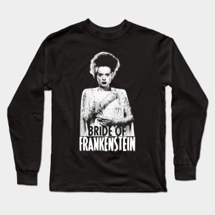 Bride of Frankenstein-vintage distressed Long Sleeve T-Shirt